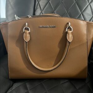 Michael Kors Tan Leather Satchel